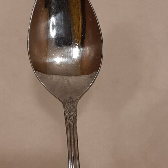 Lustre Ware Korea 1 Dinner Fork 1 Dinner Knife Flatware Scroll Floral READ DISC. - Picture 11 of 13